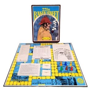 Vintage Sherlock Holmes 221B Baker Street: The Master Detective Game (1977)